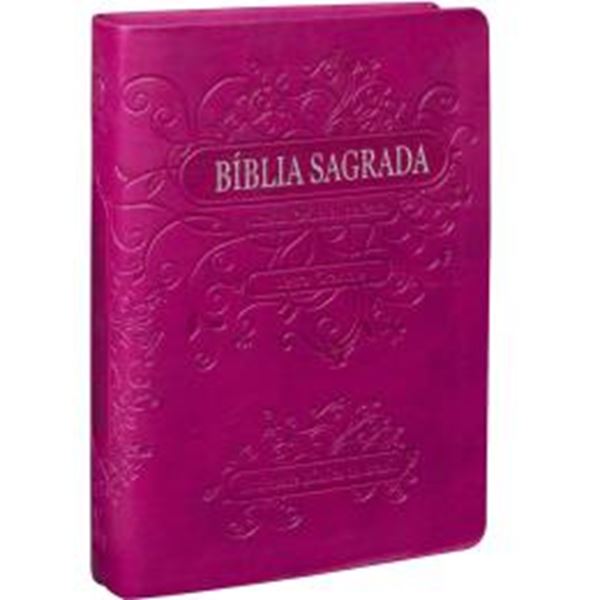 Picture of BIBLIA SAGRADA LETRA GRANDE COM INDICE - COURO SINTETICO VINHO