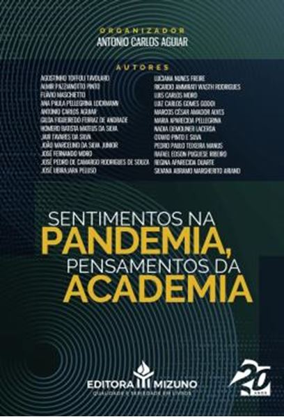Picture of SENTIMENTOS NA PANDEMIA, PENSAMENTOS DA ACADEMIA - 1ª EDIÇÃO