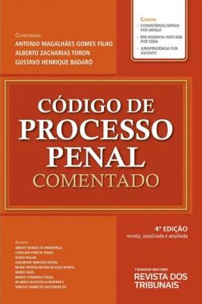 Picture of CODIGO DE PROCESSO PENAL COMENTADO - 4ª ED