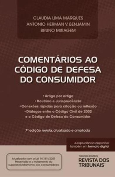 Picture of COMENTARIOS AO CODIGO DE DEFESA DO CONSUMIDOR - 7ª ED