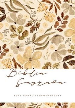 Imagem de BIBLIA NVT FLORAL CREME SLIM - LETRA MAIOR
