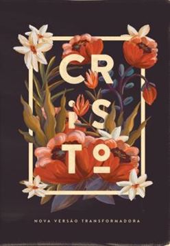 Imagem de BIBLIA NVT FLORES TROPICAIS CRISTO PRETA SLIM - LETRA MAIOR