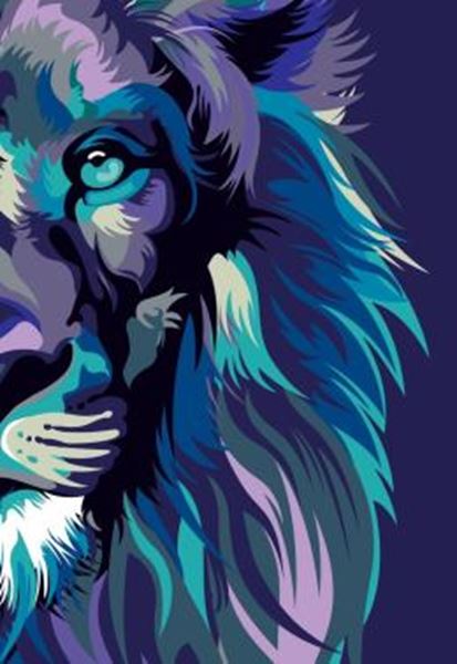 Picture of BIBLIA NVT LION COLORS COOL SLIM - LETRA MAIOR