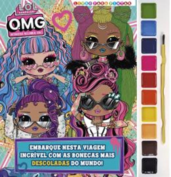 Picture of L.O.L. SURPRISE! O.M.G.  VOL. 2 - LIVRO PARA PINTAR COM AQUARELA