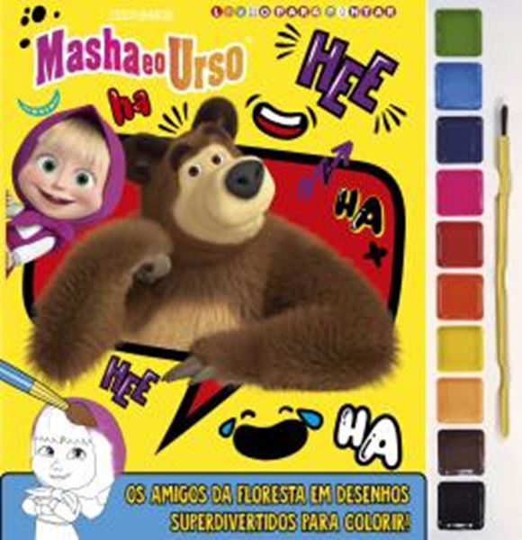 Picture of MASHA E O URSO VOL. 5 - LIVRO PARA PINTAR COM AQUARELA