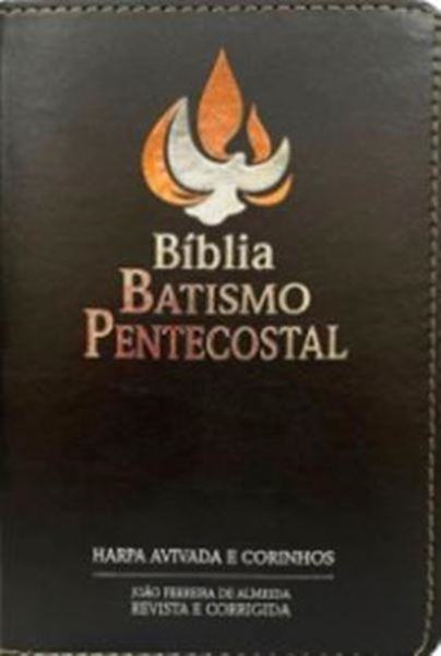 Picture of BIBLIA BATISMO PENTECOSTAL PJD LUXO COM HARPA PRETA