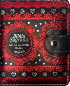 Imagem de BIBLIA CAPA CARTEIRA PU LT GRANDE COM HARPA - MOD. 06 PRETA