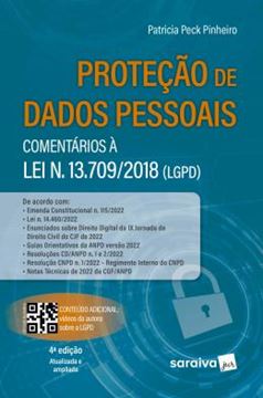 Imagem de PROTECAO DE DADOS PESSOAIS - COMENTARIOS A LEI N. 13.709/2018 LGPD - 4ª ED