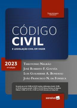 Imagem de CODIGO CIVIL E LEGISLACAO CIVIL EM VIGOR - 41ª ED - 2023