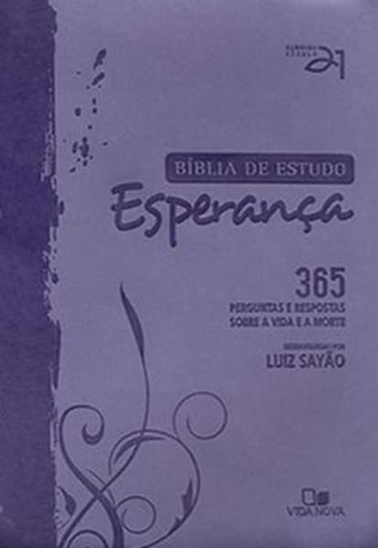 Picture of BIBLIA DE ESTUDO ESPERANCA - LILAS - 2ª ED. REVISADA E ATUALIZADA