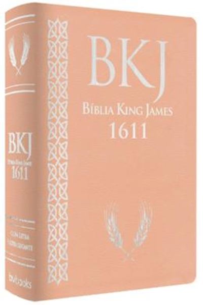 Picture of BIBLIA KING JAMES FIEL 1611 - LETRA ULTRA GIGANTE - ROSE LUXO