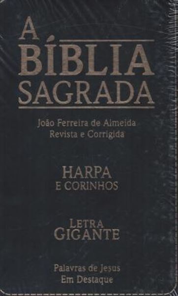 Picture of BIBLIA SAGRADA EVANGELICA - PRETA - HARPA E CORINHOS