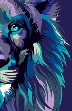 Imagem de BIBLIA ARC 860 LION COLORS COOL - LETRA NORMAL
