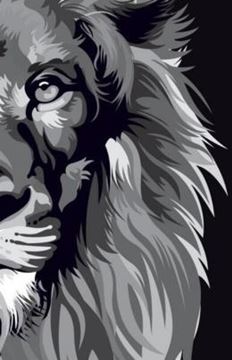 Imagem de BIBLIA ARC 860 LION COLORS - BLACK & WHITE - LETRA NORMAL