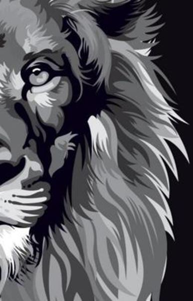 Picture of BIBLIA ARC 860 LION COLORS - BLACK & WHITE - LETRA NORMAL