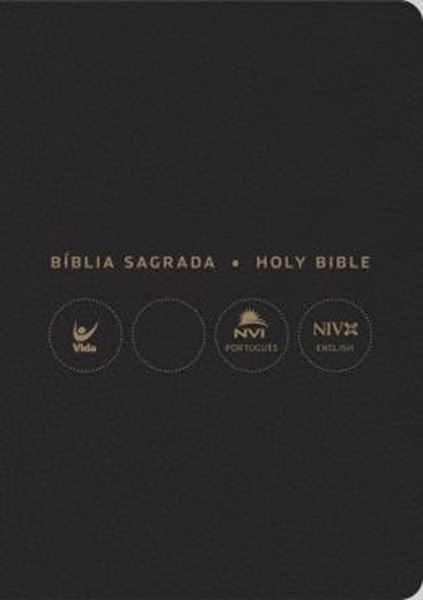 Picture of BIBLIA NVI PORTUGUES/INGLES - CAPA LUXO - PRETA - 2ª ED