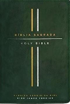 Imagem de BIBLIA BILINGUE - PORTUGUES/INGLES - ACF/KJV - COURO SOFT - VERDE - LEITURA PERFEITA