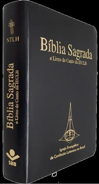Picture of BIBLIA SAGRADA E LIVRO DE CANTO DA IECLB - VERSAO NTLH LETRA GIGANTE