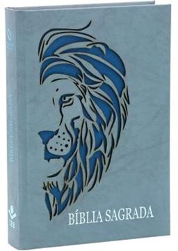 Imagem de BIBLIA SAGRADA LETRA GRANDE - CAPA CORTE VAZADO LEAO