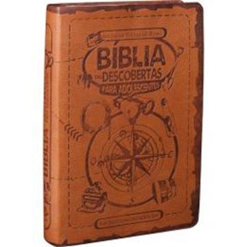 Imagem de BIBLIA DAS DESCOBERTAS PARA ADOLESCENTES - COURO SINTETICO MARROM CLARO