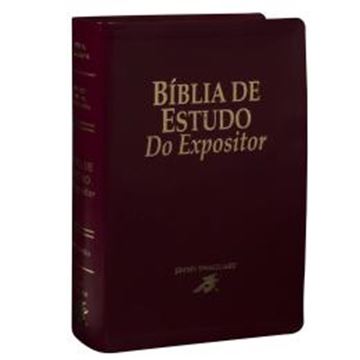 Imagem de BIBLIA DE ESTUDO DO EXPOSITOR - CAPA COURO BOUNDED VINHO