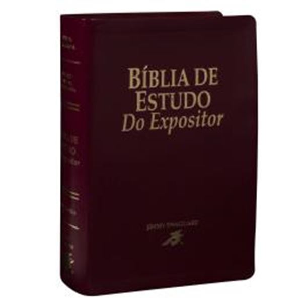 Picture of BIBLIA DE ESTUDO DO EXPOSITOR - CAPA COURO BOUNDED VINHO