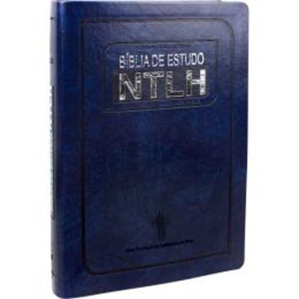 Picture of BIBLIA DE ESTUDO NTLH - COURO SINTETICO AZUL ESCURO