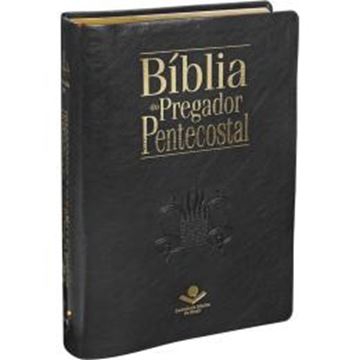 Imagem de BIBLIA DO PREGADOR PENTECOSTAL COM INDICE DIGITAL - CAPA COURO SINTETICO PRETA NOBRE