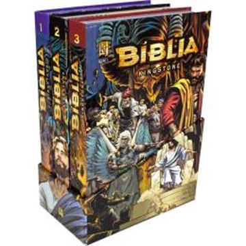Imagem de BIBLIA KINGSTONE - 3 VOLUMES EM QUADRINHOS