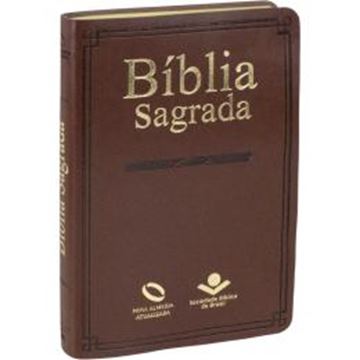 Imagem de BIBLIA SAGRADA - CAPA COURO SINTETICO MARROM