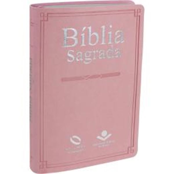 Picture of BIBLIA SAGRADA - CAPA COURO SINTETICO ROSA CLARO