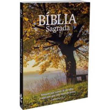 Imagem de BIBLIA SAGRADA - CAPA ILUSTRADA ARVORE