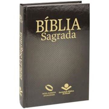 Imagem de BIBLIA SAGRADA - CAPA ILUSTRADA COM PRETO