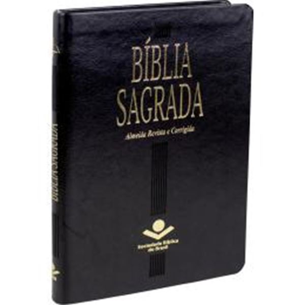 Picture of BIBLIA SAGRADA ALMEIDA REVISTA E CORRIGIDA - CAPA COURO SINTETICO PRETA