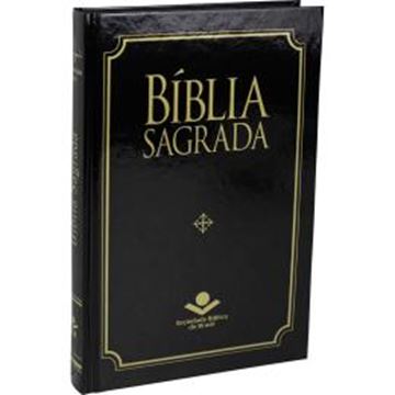 Imagem de BIBLIA SAGRADA ALMEIDA REVISTA E CORRIGIDA - CAPA PRETA