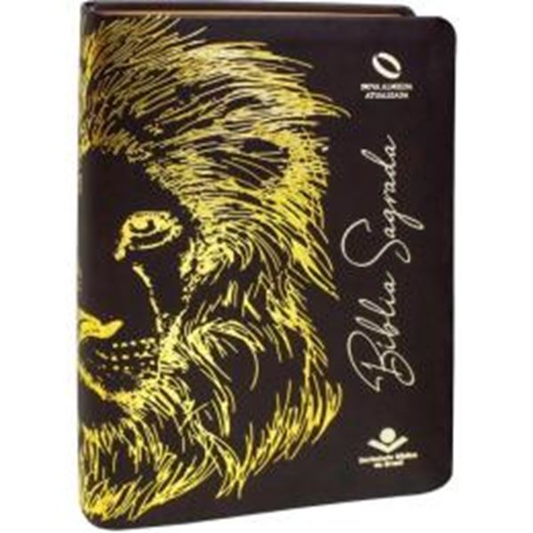 Picture of BIBLIA SAGRADA LEAO CAPA COURO SINTETICO