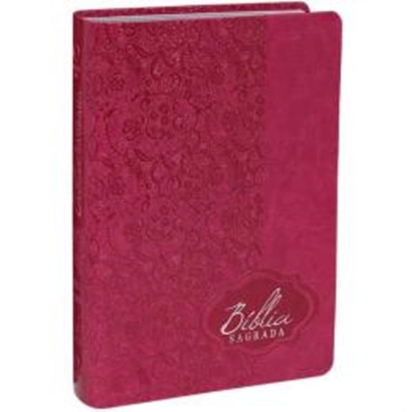 Picture of BIBLIA SAGRADA LETRA GIGANTE - CAPA COURO SINTETICO PINK