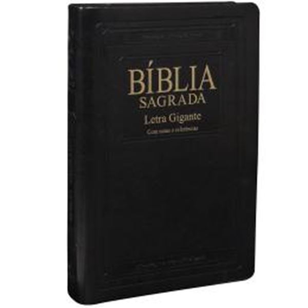 Picture of BIBLIA SAGRADA LETRA GIGANTE - CAPA COURO SINTETICO PRETA NOBRE