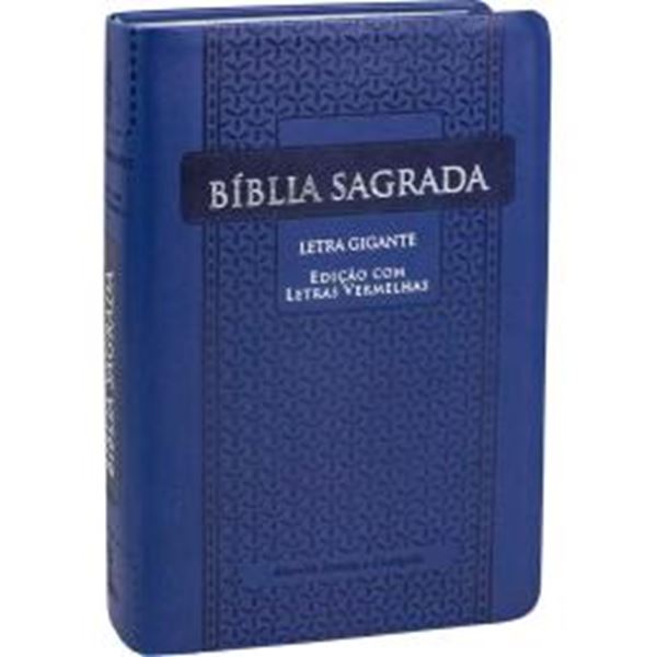 Picture of BIBLIA SAGRADA LETRA GIGANTE INDICE CAPA COURO SINTETICO AZUL