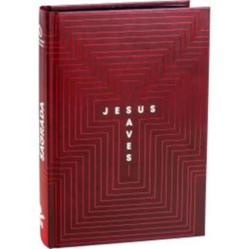 Imagem de BIBLIA SAGRADA LETRA GRANDE - CAPA ILUSTRADA JESUS SAVES 2