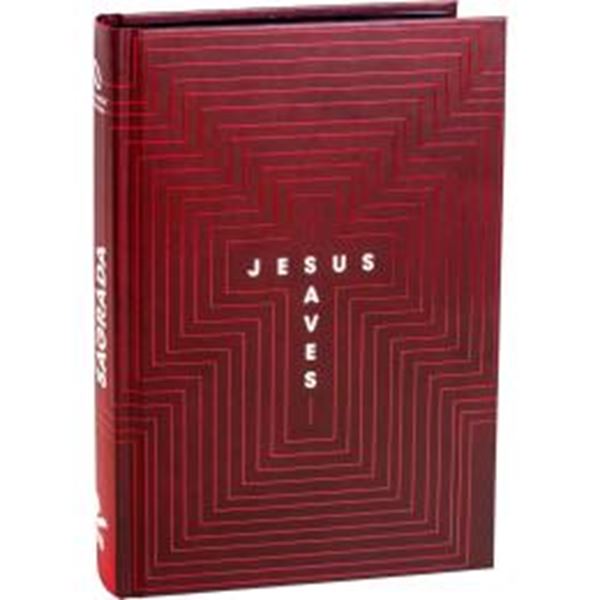 Picture of BIBLIA SAGRADA LETRA GRANDE - CAPA ILUSTRADA JESUS SAVES 2