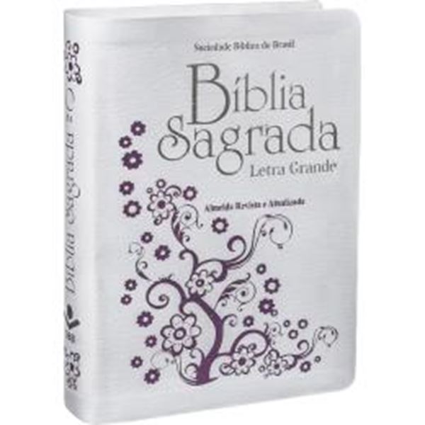 Picture of BIBLIA SAGRADA LETRA GRANDE - COURO BONDED BRANCA