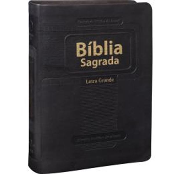 Picture of BIBLIA SAGRADA LETRA GRANDE - COURO SINTETICO PRETO