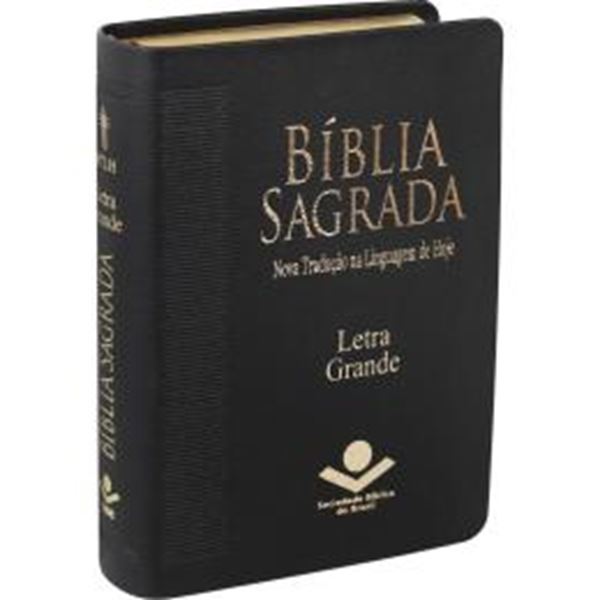 Picture of BIBLIA SAGRADA LETRA GRANDE - COURO SINTETICO PRETO