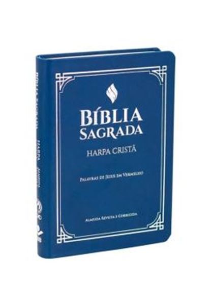 Picture of BIBLIA SAGRADA LETRA GRANDE COM HARPA CRISTA - CAPA EM COURO SINTETICO, AZUL?