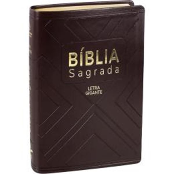 Picture of BIBLIA SAGRADA LETRA GRANDE COM INDICE - CAPA MARROM