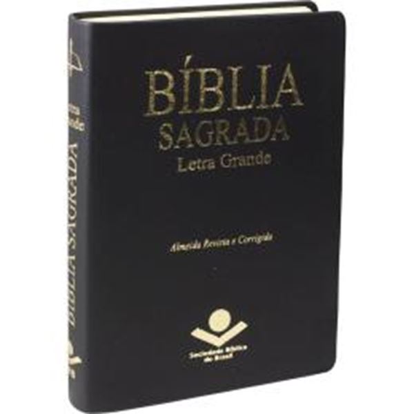 Picture of BIBLIA SAGRADA LETRA GRANDE COM INDICE DIGITAL - COURO SINTETICO PRETA