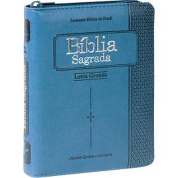 Imagem de BIBLIA SAGRADA LETRA GRANDE COM INDICE DIGITAL E ZIPER