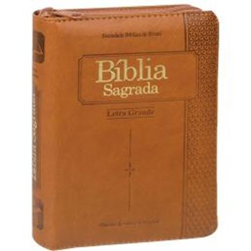 Imagem de BIBLIA SAGRADA LETRA GRANDE COM INDICE DIGITAL E ZIPER