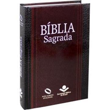 Imagem de BIBLIA SAGRADA LETRA MAIOR - CAPA MARROM E PRETO